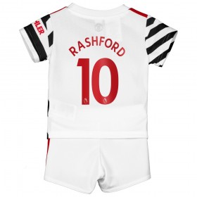 Billige Fotballdrakter Manchester United Marcus Rashford 10 Barn Tredjedraktsett 2020/21 Kortermet